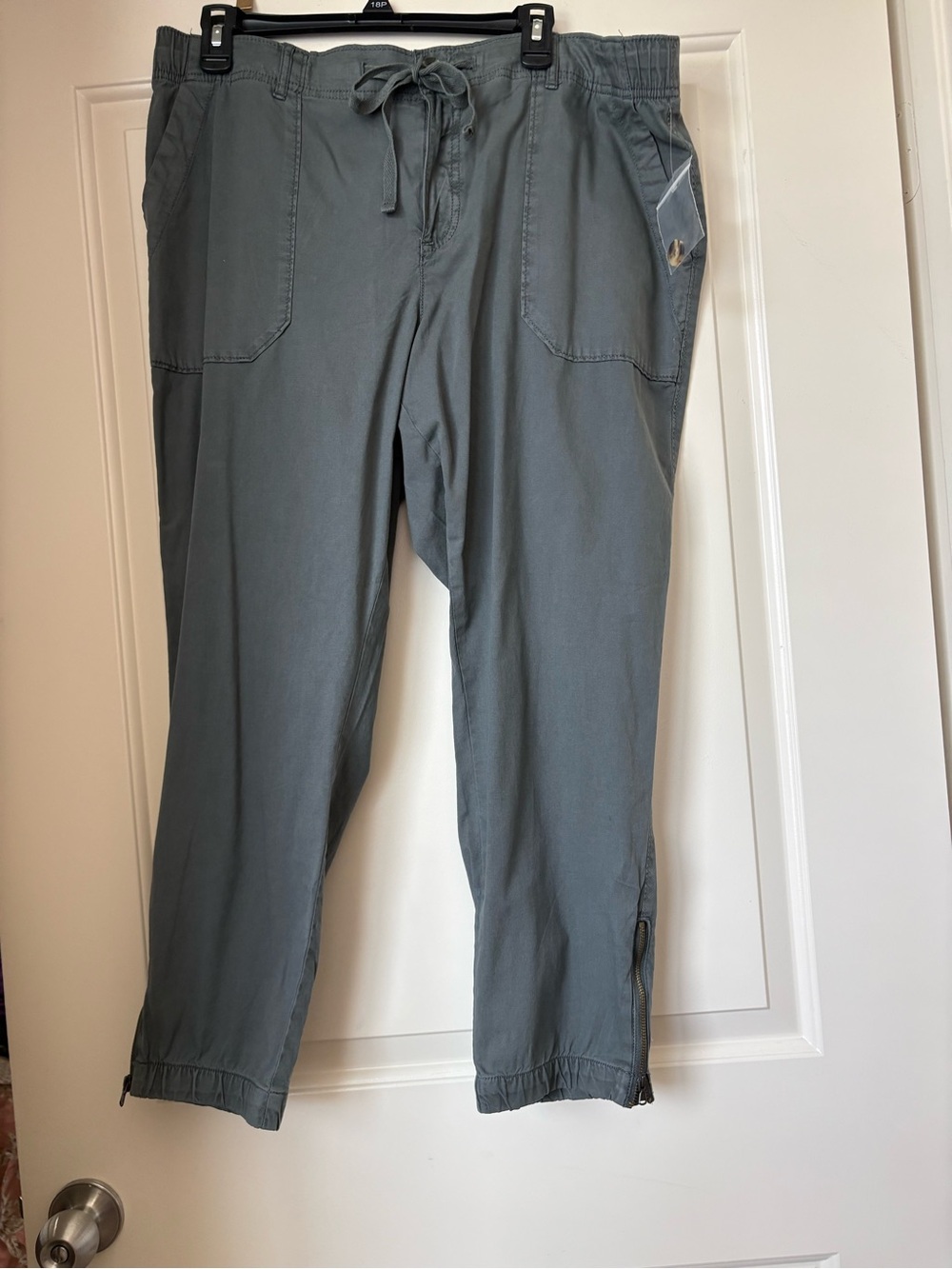 Sonoma Olive Green Drawstring Track Pants